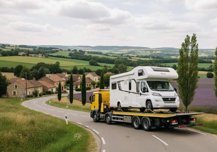 Remorquage camping-car en atelier Barbezieux-Saint-Hilaire