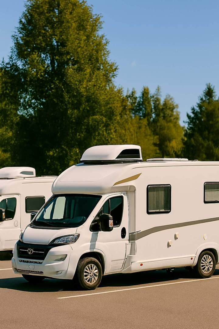 Camping-car blanc performant Barbezieux-Saint-Hilaire